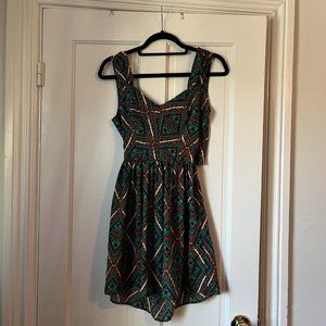 Bohemian Open Back Dress